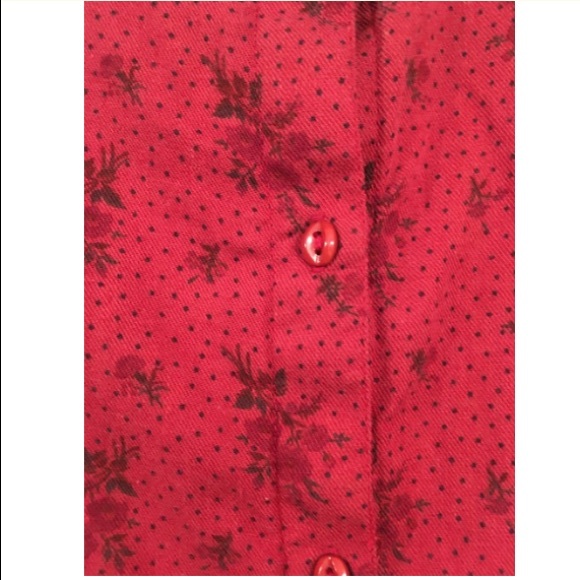 Vintage Button-Down Floral TraditionalBlouse - Picture 4 of 12